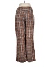 Assorted Brands Plaid Brown Casual Pants Size M - photo 2