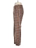 Assorted Brands Plaid Brown Casual Pants Size M - photo 5