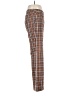 Assorted Brands Plaid Brown Casual Pants Size M - photo 4