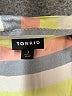 Torrid Stripes Ivory Long Sleeve Blouse Size 3X Plus (3) - photo 7