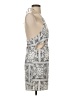 Elodie 100% Polyester Paisley Gray Casual Dress Size S - photo 4