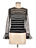 Xscape Black Long Sleeve Top Size 8 - photo 1