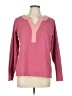 Evy's Tree Pink Long Sleeve Henley Size L - photo 1