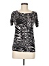 Assorted Brands Animal Print Black Short Sleeve Top Size M (estimated) - photo 1