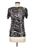 Assorted Brands Animal Print Black Short Sleeve Top Size M (estimated) - photo 2