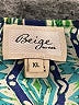 Beige by ECI 100% Polyester Teal 3/4 Sleeve Blouse Size XL - photo 7