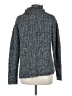 Andrea Jovine Tweed Gray Turtleneck Sweater Size M - photo 2