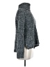Andrea Jovine Tweed Gray Turtleneck Sweater Size M - photo 4