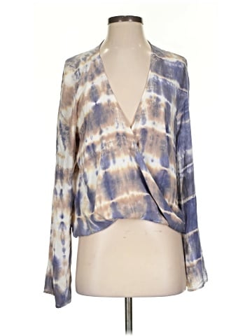 Blue Life Long Sleeve Blouse (view 1)