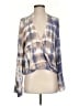 Blue Life 100% Rayon Blue Long Sleeve Blouse Size XS - photo 1