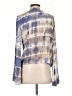 Blue Life 100% Rayon Blue Long Sleeve Blouse Size XS - photo 2