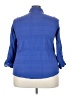 Woman Within Blue 3/4 Sleeve Button-Down Shirt Size 22 (1X) - photo 2