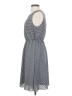 Elle 100% Polyester Checkered-gingham Gray Casual Dress Size S - photo 5