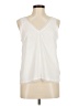 Halogen 100% Polyester Ivory Sleeveless Blouse Size M - photo 1