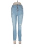 RACHEL Rachel Roy Solid Blue Jeans Size 30 waist - photo 1