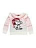 Peanuts 100% Acrylic Print White Pullover Sweater Size 3T - photo 1