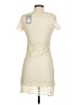 Maniju 100% Polyester Ivory Cocktail Dress Size S - photo 2