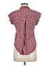 Jachs Girlfriend 100% Rayon Hearts Red Short Sleeve Blouse Size M (estimated) - photo 2