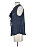 7 For All Mankind Blue Sleeveless T-Shirt Size S - photo 5