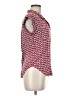 Jachs Girlfriend 100% Rayon Hearts Red Short Sleeve Blouse Size M (estimated) - photo 4