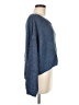 Express Tweed Blue Pullover Sweater Size M - photo 4
