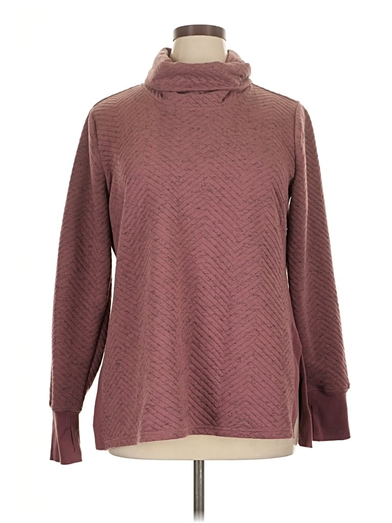 Pre-owned Rbx Turtleneck Sweater In Burgundy