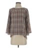 Papermoon 100% Polyester Gray Pink 3/4 Sleeve Blouse Size XS - photo 1