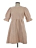 Missguided 100% Polyester Solid Tan Casual Dress Size 4 - photo 1