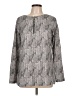 Misslook 100% Polyester Gray Long Sleeve Blouse Size L - photo 1