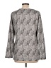 Misslook 100% Polyester Gray Long Sleeve Blouse Size L - photo 2