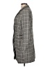 Adrianna Papell Plaid Gray Coat Size L - photo 5