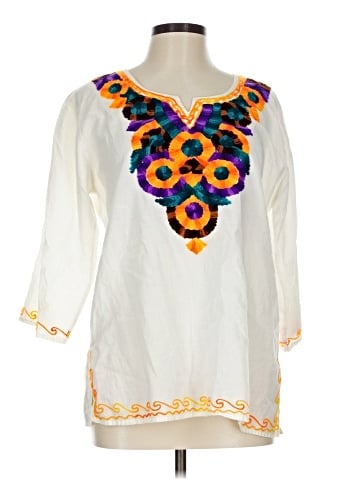 Karina 3/4 Sleeve Blouse (view 1)