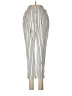 Unbranded Stripes Ivory Casual Pants Size M (estimated) - photo 1