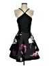 Xtraordinary 100% Polyester Floral Black Cocktail Dress Size 5 - photo 1