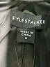StyleStalker 100% Polyester Solid Black Casual Dress Size S - photo 7