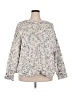Cable & Gauge 100% Polyester Tweed White Pullover Sweater Size 2X - photo 1