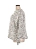 Cable & Gauge 100% Polyester Tweed White Pullover Sweater Size 2X - photo 5
