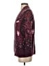 Talbots Paisley Burgundy Cardigan Size S - photo 5