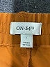 On 34th Solid Orange Casual Pants Size L - photo 7