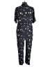 Thakoon Stars Black Jumpsuit Size 14 - photo 2