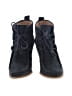 Lucky Brand Black Blue Ankle Boots Size 6 1/2 - photo 2
