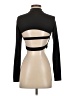 Bershka Black Long Sleeve Top Size S - photo 2