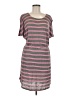 Splendid Stripes Multi Color Gray Casual Dress Size M - photo 1