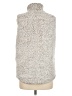 Thread & Supply 100% Polyester Gray Faux Fur Vest Size M - photo 2