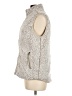 Thread & Supply 100% Polyester Gray Faux Fur Vest Size M - photo 5