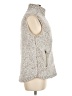 Thread & Supply 100% Polyester Gray Faux Fur Vest Size M - photo 4