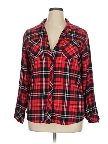 Ci Sono Long Sleeve Button-Down Shirt (view 1)