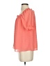 CeCe 100% Polyester Orange Short Sleeve Blouse Size S - photo 5