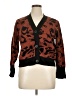 Worthington Animal Print Brown Cardigan Size L (estimated) - photo 1