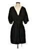 MNG Chevron-herringbone Black Casual Dress Size 4 - photo 1